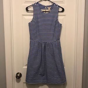 J. Crew striped Daybreak dress with pockets